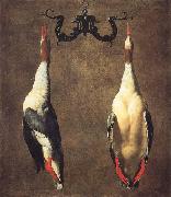 Dandini, Cesare Two Hanging Mallards France oil painting artist
